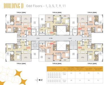 Project Image of 1000 Sq.ft 2 BHK Apartment / Flat for sale in Wakad for Rs. 11000000