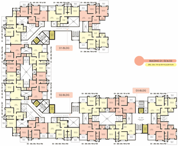 Project Image of 682.0 - 720.0 Sq.ft 2 BHK Apartment for buy in Sonigara Blue Dice D1 D2 And D3
