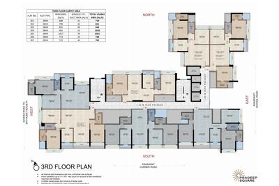 Project Image of 639.0 - 1087.0 Sq.ft 2 BHK Apartment for buy in Squarefeet Pradeep Square