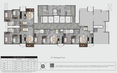 Project Image of 766.28 - 1170.8 Sq.ft 2 BHK Apartment for buy in Vista Residences Wing D Tower 3