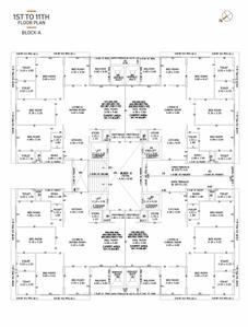 Project Image of 1122.78 - 2656.1 Sq.ft 3 BHK Apartment for buy in Shreenath Aambaag II