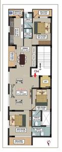 Project Image of 0.0 - 1605.0 Sq.ft 3 BHK Apartment for buy in Sunrise Krishna Flats