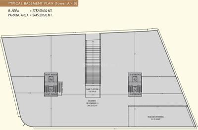 Sonal Evoq A, B Basement Cluster Plan 1