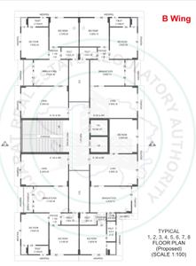 Project Image of 583.08 - 915.58 Sq.ft 2 BHK Apartment for buy in Tirth Vraj Vatika Heights