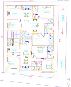 Vishnu Keerthi Flats Keerthi Flats Cluster Plan for 1st Floor 1