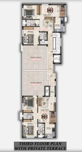 Project Image of 901.0 - 1021.0 Sq.ft 2 BHK Apartment for buy in Preetha Saharsh
