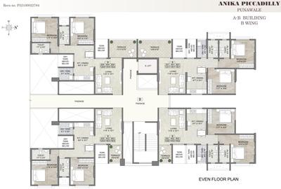 Project Image of 572.64 - 596.86 Sq.ft 2 BHK Apartment for buy in Arun Anika Piccadilly Phase 1