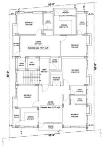 Arjun Aparna II Arjun Aparna II Cluster Plan from 1st to 3rd Floor 1