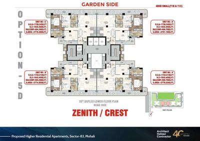 Project Image of 2300.0 - 2800.0 Sq.ft 3 BHK Apartment for buy in STJ The Pinnacle