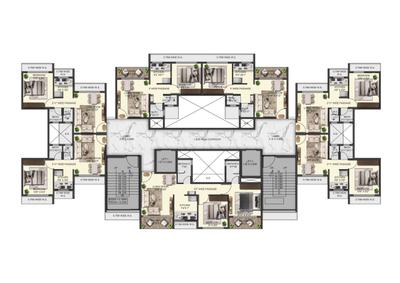 Project Image of 451.0 - 774.0 Sq.ft 1 BHK Apartment for buy in Sai Shradha The Green Crest Phase I