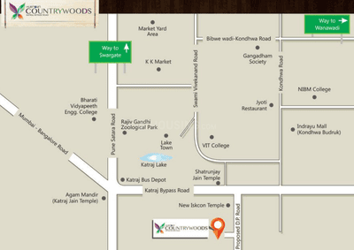 Project Image of 609.0 - 683.0 Sq.ft 2 BHK Apartment for buy in Hubtown Countrywoods Building 2