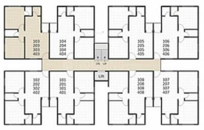 Project Image of 0.0 - 865.0 Sq.ft 2 BHK Apartment for buy in Earth Casa Residency