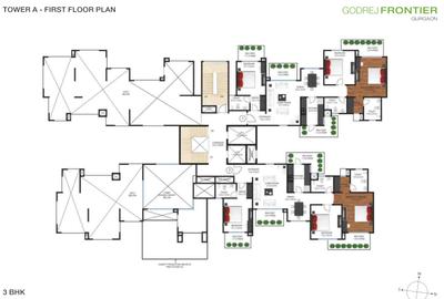 Project Image of 1821.04 - 4611.04 Sq.ft 3 BHK Apartment for buy in Godrej Frontier