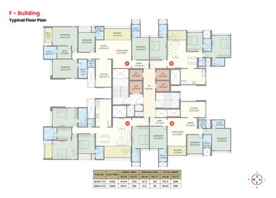 Project Image of 797.0 - 1898.0 Sq.ft 2 BHK Apartment for buy in WYCE Exclucity E F I