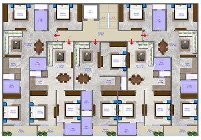 Project Image of 1050.0 - 1550.0 Sq.ft 2 BHK Apartment for buy in Sam Rise INN 2