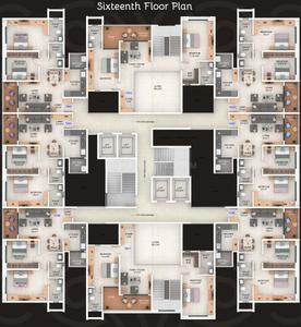 Project Image of 824.0 - 1197.0 Sq.ft 2 BHK Apartment for buy in Yashoda Trident World