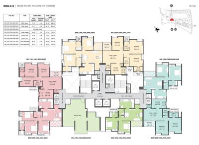 Project Image of 723.0 - 1021.0 Sq.ft 2 BHK Apartment for buy in Gini Vivante Phase 02