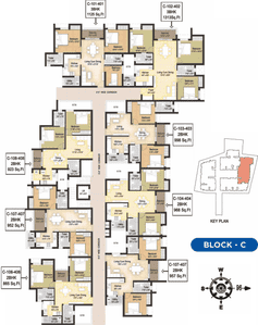 Project Image of 865.0 - 1395.0 Sq.ft 2 BHK Apartment for buy in S And S Uni5