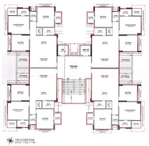Project Image of 664.56 - 885.12 Sq.ft 2 BHK Apartment for buy in Madhav Sky Homes