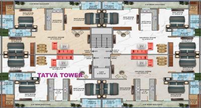 Project Image of 1700.0 - 2200.0 Sq.ft 3 BHK Apartment for buy in Lucky Wow Monk