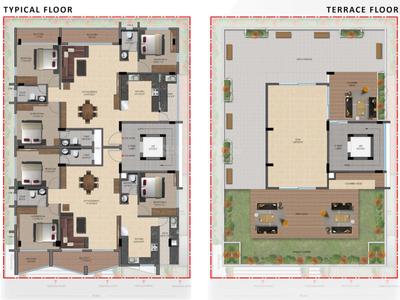 Project Image of 1650.0 - 1653.0 Sq.ft 3 BHK Apartment for buy in Unity Square