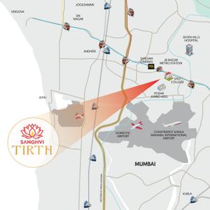 Project Image of 728.0 - 1740.0 Sq.ft 2 BHK Apartment for buy in Sanghvi Tirth