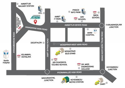 Project Image of 1040.0 - 1656.0 Sq.ft 2 BHK Apartment for buy in Casagrand Athens