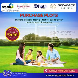 Project Image of 1350.0 - 1989.0 Sq.ft Residential Plot Plot for buy in Dhatri County 2