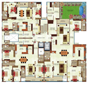 Project Image of 1697.0 - 3389.0 Sq.ft 3 BHK Apartment for buy in Trimurty Gulmohar