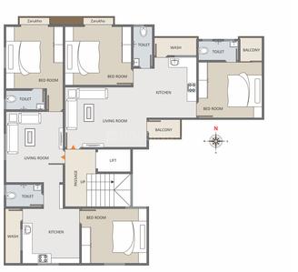 Shiv Tattvam Residence Images for Cluster Plan of Shiv Infratech Tattvam Residence 1
