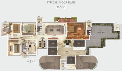 Project Image of 829.0 - 2417.0 Sq.ft 2 BHK Apartment for buy in Tridhaatu Kshitij
