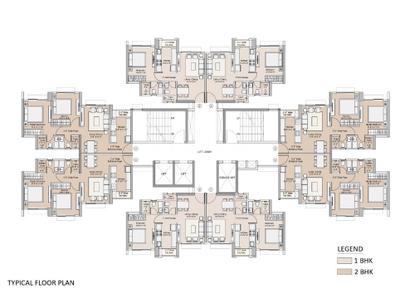 Project Image of 980 Sq.ft 2 BHK Apartment / Flat for sale in Naigaon East for Rs. 5086000