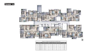 Project Image of 960 Sq.ft 3 BHK Apartment / Flat for sale in Rajarhat for Rs. 12300000