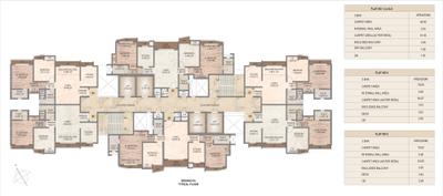 Project Image of 666.61 - 911.38 Sq.ft 2 BHK Apartment for buy in Rosa Manhattan Phase 2