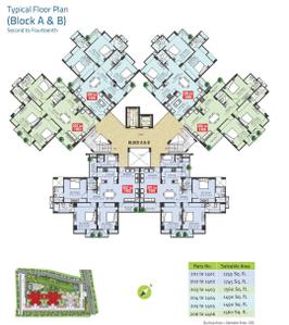 Project Image of 1328.0 - 3050.0 Sq.ft 2 BHK Apartment for buy in Manglam The Grand Residency