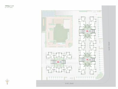 Project Image of 990 Sq.ft 3 BHK Apartment / Flat for sale in Kudasan for Rs. 9000000