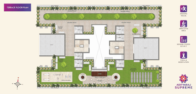 Project Image of 415.0 - 700.0 Sq.ft 1 BHK Apartment for buy in Adityaraj Supreme