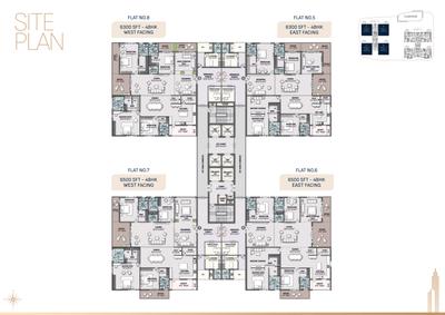 Project Image of 5200.0 - 6500.0 Sq.ft 4 BHK Apartment for buy in Vamsiram Newmark