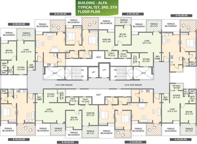 Project Image of 0.0 - 448.0 Sq.ft 1 BHK Apartment for buy in Mavens Viaan