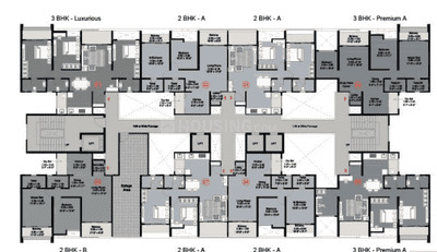 Project Image of 685.56 - 1076.0 Sq.ft 2 BHK Apartment for buy in Kohinoor West View Reserve II