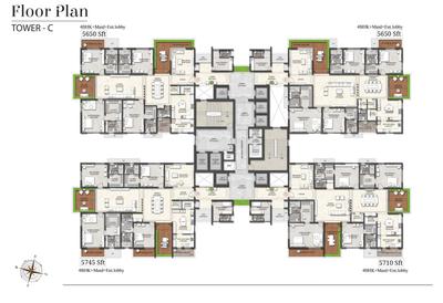Project Image of 5650.0 - 8090.0 Sq.ft 4 BHK Apartment for buy in Rajapushpa Presidentia