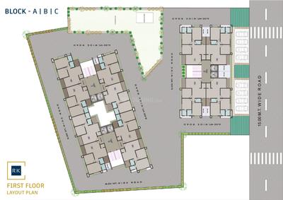 Project Image of 614.51 - 817.63 Sq.ft 2 BHK Apartment for buy in Radhe Realty Krishna Lake View