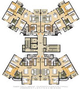 Project Image of 1555.0 - 4818.0 Sq.ft 2 BHK Apartment for buy in Ozone The Metrozone