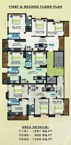 Project Image of 900.0 - 1565.0 Sq.ft 2 BHK Apartment for buy in Raghavi Ramana Flats