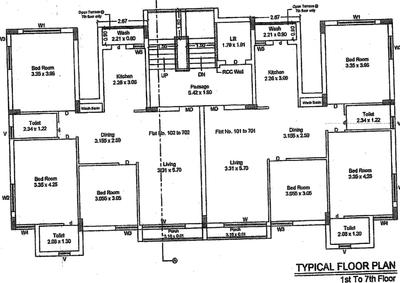 Project Image of 0.0 - 897.49 Sq.ft 3 BHK Apartment for buy in Shreeji Height