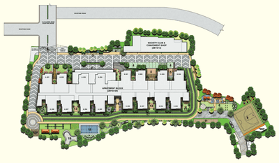 Project Image of 1695 Sq.ft 3 BHK Apartment / Flat for sale in Madanpur for Rs. 13000000