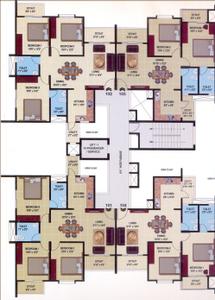 Project Image of 768.0 - 1187.0 Sq.ft 2 BHK Apartment for buy in Corporate Suncity Gloria