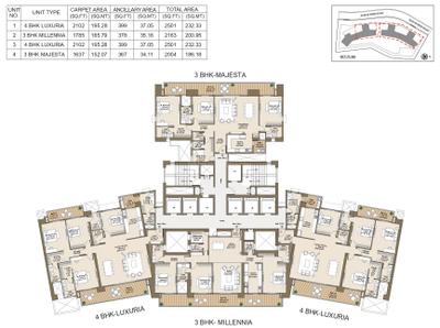 Project Image of 3555 Sq.ft 4 BHK Apartment / Flat for sale in Sector 128 for Rs. 81765000