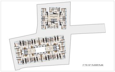 Project Image of 495.0 - 1190.0 Sq.ft 1 BHK Apartment for buy in Gami Pristine