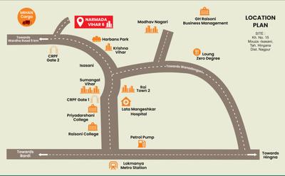 Project Image of 1113.74 - 2491.63 Sq.ft Residential Plot Plot for buy in Narmada Vihar 6